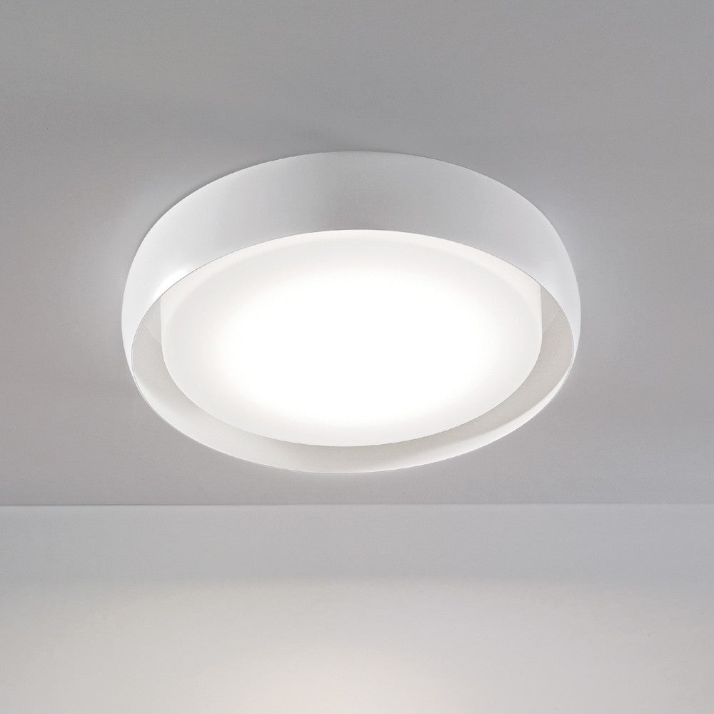 Zafferano - Two Light Wall / Ceiling Mount - Treviso - White- Union Lighting Luminaires Decor