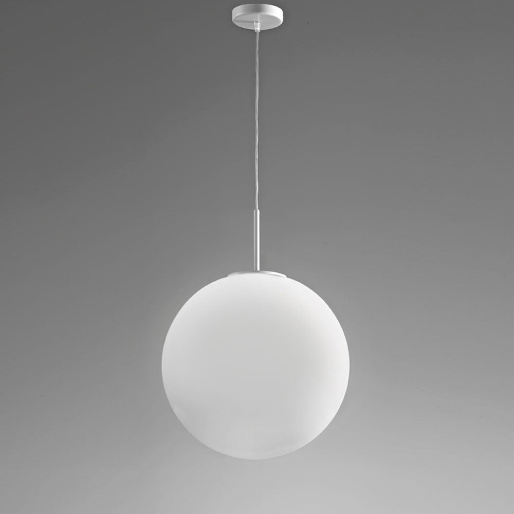 Zafferano - One Light Pendant - Sferis - White- Union Lighting Luminaires Decor