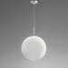 Zafferano - One Light Pendant - Sferis - White- Union Lighting Luminaires Decor