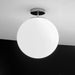 Zafferano - One Light Ceiling Mount - Sferis - White- Union Lighting Luminaires Decor