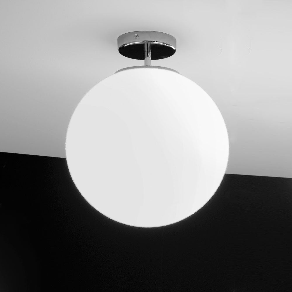 Zafferano - One Light Ceiling Mount - Sferis - White- Union Lighting Luminaires Decor