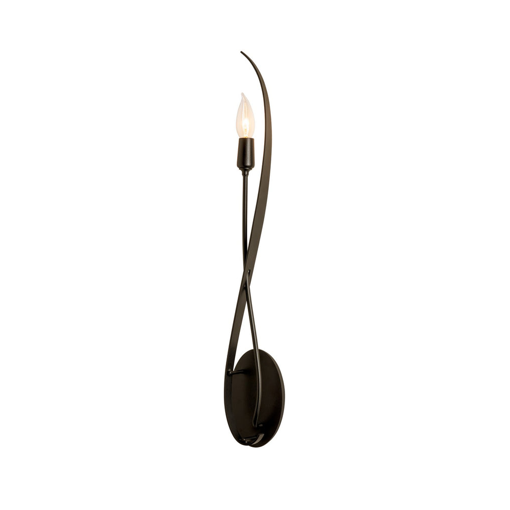 Hubbardton Forge - One Light Wall Sconce - Willow - Oil Rubbed Bronze- Union Lighting Luminaires Decor