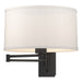 Hubbardton Forge - One Light Wall Sconce - Simple Lines - Black- Union Lighting Luminaires Decor