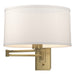 Hubbardton Forge - One Light Wall Sconce - Simple Lines - Modern Brass- Union Lighting Luminaires Decor