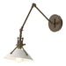Hubbardton Forge - One Light Wall Sconce - Henry - Bronze- Union Lighting Luminaires Decor