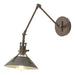 Hubbardton Forge - One Light Wall Sconce - Henry - Bronze- Union Lighting Luminaires Decor