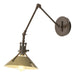 Hubbardton Forge - One Light Wall Sconce - Henry - Bronze- Union Lighting Luminaires Decor