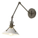 Hubbardton Forge - One Light Wall Sconce - Henry - Dark Smoke- Union Lighting Luminaires Decor