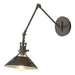 Hubbardton Forge - One Light Wall Sconce - Henry - Dark Smoke- Union Lighting Luminaires Decor