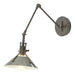 Hubbardton Forge - One Light Wall Sconce - Henry - Dark Smoke- Union Lighting Luminaires Decor