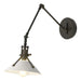 Hubbardton Forge - One Light Wall Sconce - Henry - Black- Union Lighting Luminaires Decor