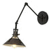 Hubbardton Forge - One Light Wall Sconce - Henry - Black- Union Lighting Luminaires Decor