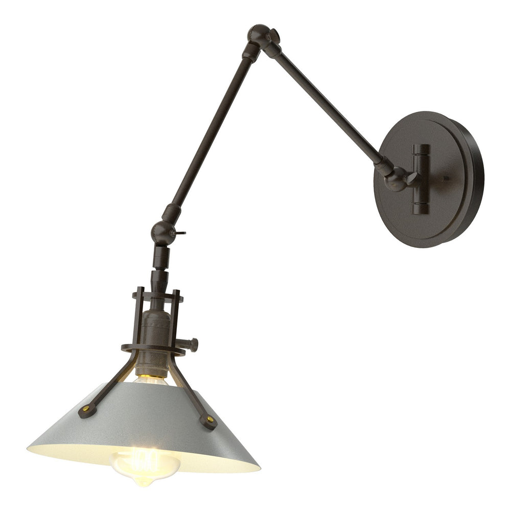 Hubbardton Forge - One Light Wall Sconce - Henry - Oil Rubbed Bronze- Union Lighting Luminaires Decor