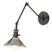 Hubbardton Forge - One Light Wall Sconce - Henry - Oil Rubbed Bronze- Union Lighting Luminaires Decor