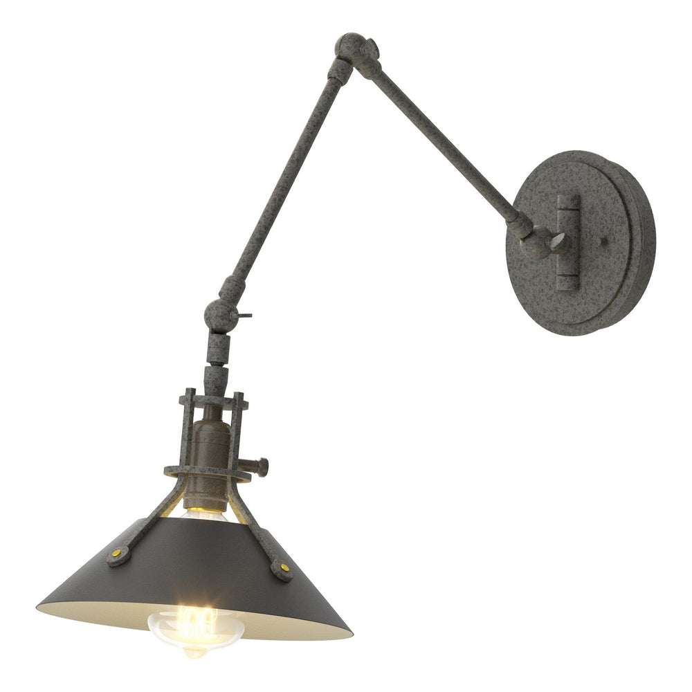 Hubbardton Forge - One Light Wall Sconce - Henry - Natural Iron- Union Lighting Luminaires Decor