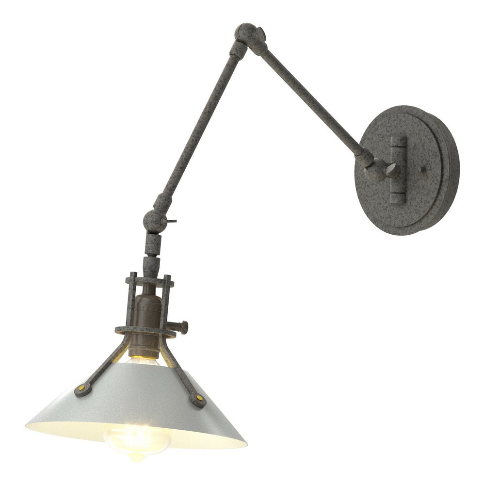 Hubbardton Forge - One Light Wall Sconce - Henry - Natural Iron- Union Lighting Luminaires Decor