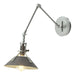 Hubbardton Forge - One Light Wall Sconce - Henry - Vintage Platinum- Union Lighting Luminaires Decor