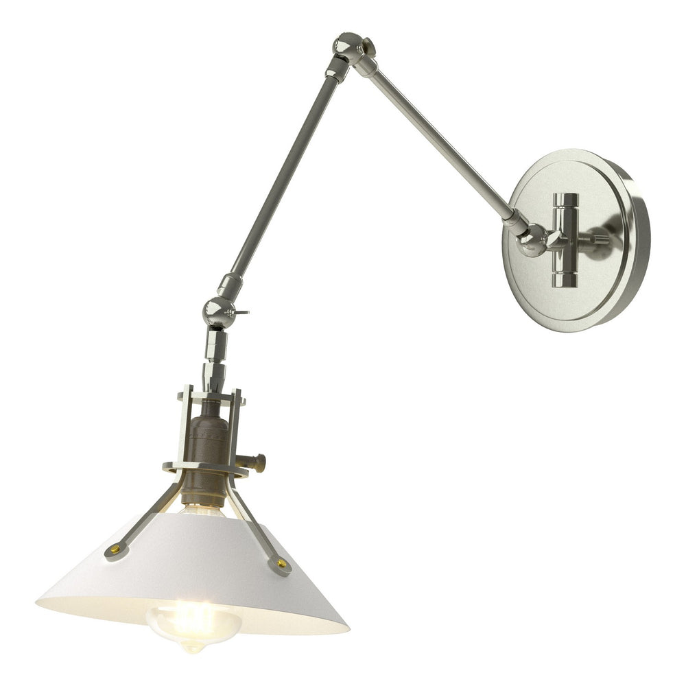 Hubbardton Forge - One Light Wall Sconce - Henry - Sterling- Union Lighting Luminaires Decor
