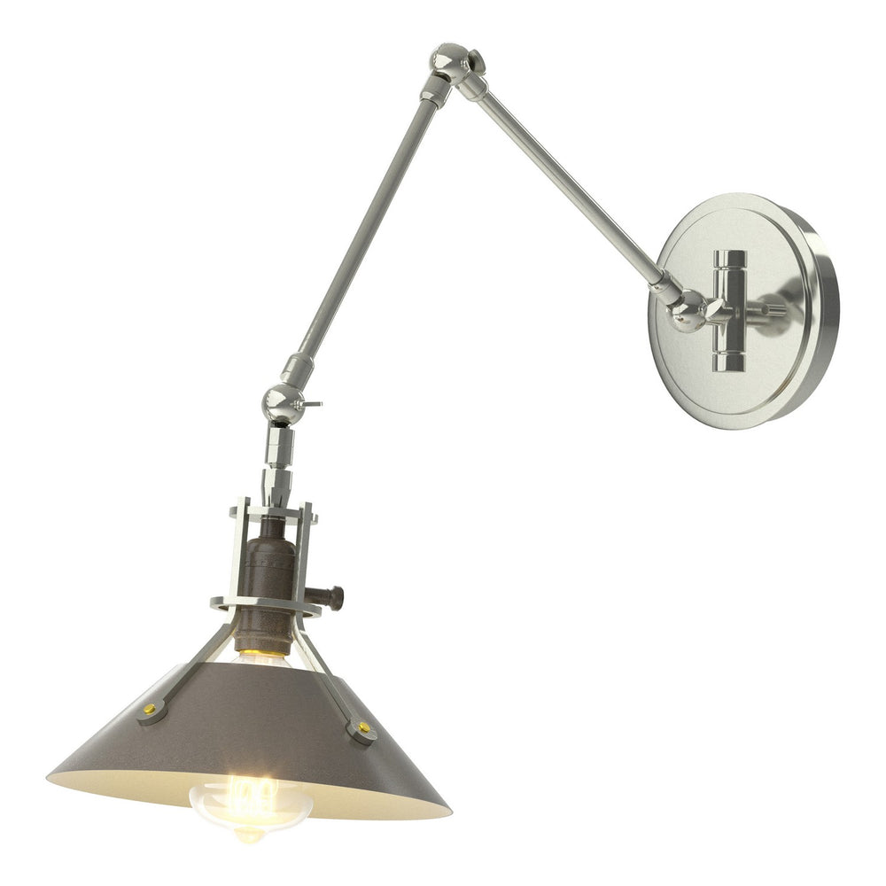 Hubbardton Forge - One Light Wall Sconce - Henry - Sterling- Union Lighting Luminaires Decor