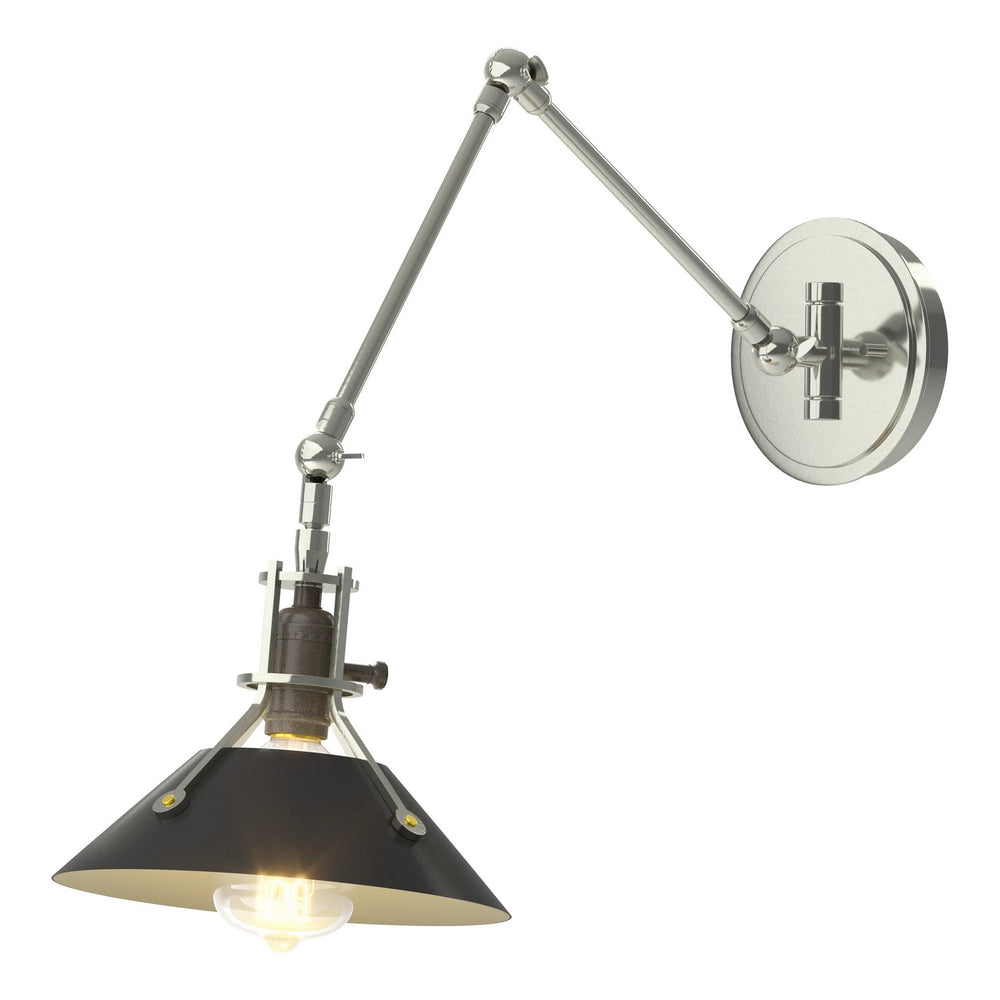 Hubbardton Forge - One Light Wall Sconce - Henry - Sterling- Union Lighting Luminaires Decor