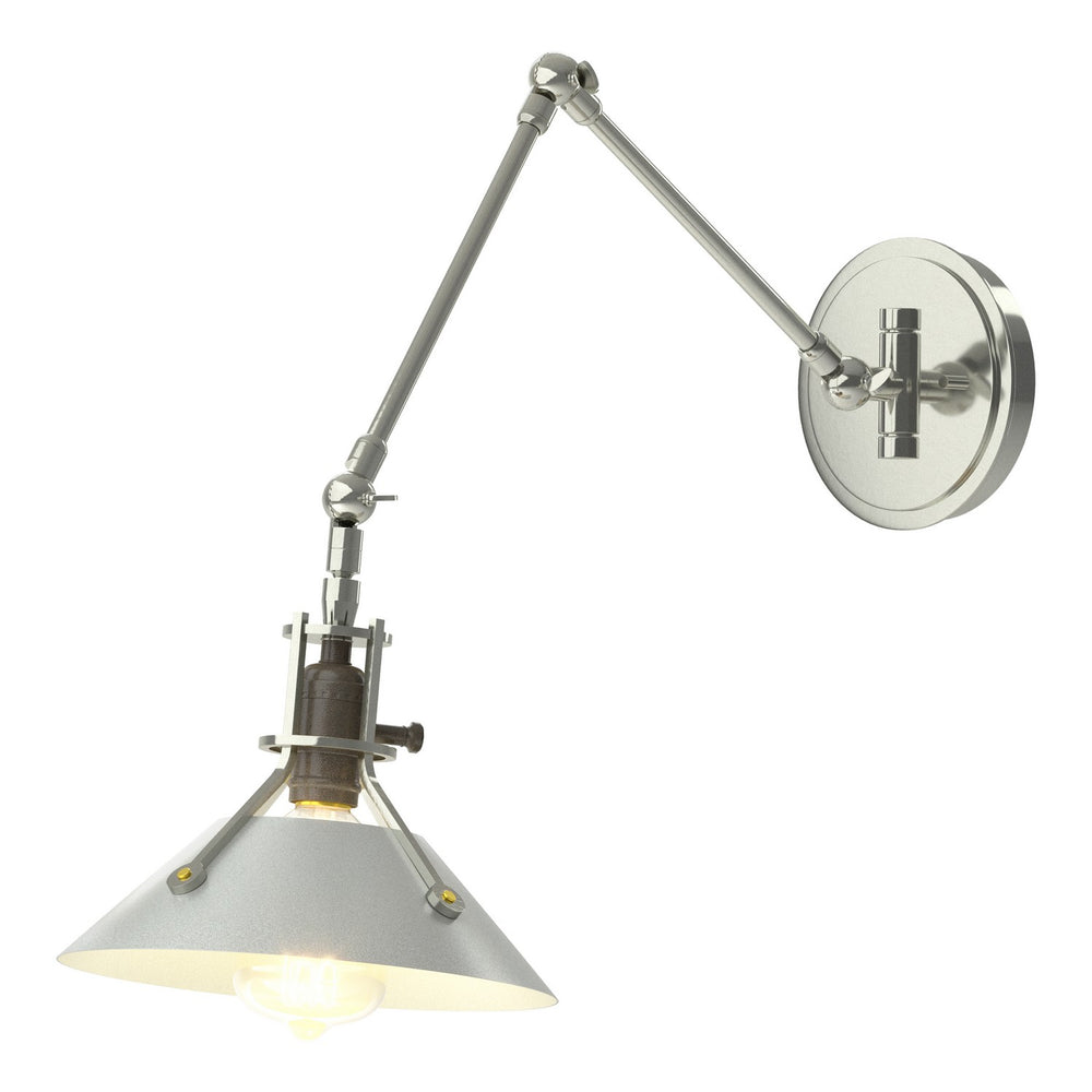 Hubbardton Forge - One Light Wall Sconce - Henry - Sterling- Union Lighting Luminaires Decor