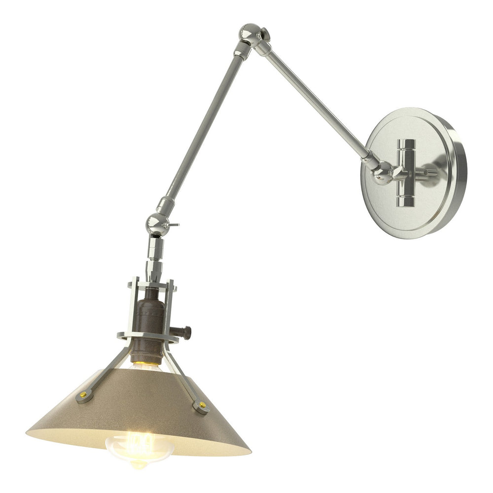 Hubbardton Forge - One Light Wall Sconce - Henry - Sterling- Union Lighting Luminaires Decor