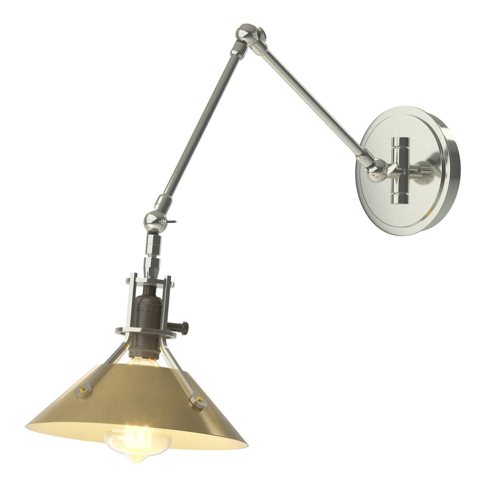 Hubbardton Forge - One Light Wall Sconce - Henry - Sterling- Union Lighting Luminaires Decor