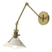 Hubbardton Forge - One Light Wall Sconce - Henry - Modern Brass- Union Lighting Luminaires Decor