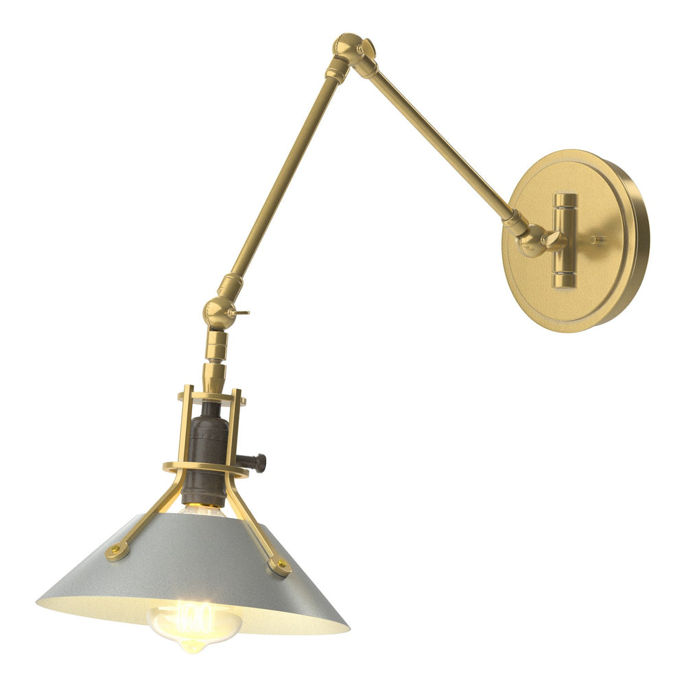 Hubbardton Forge - One Light Wall Sconce - Henry - Modern Brass- Union Lighting Luminaires Decor