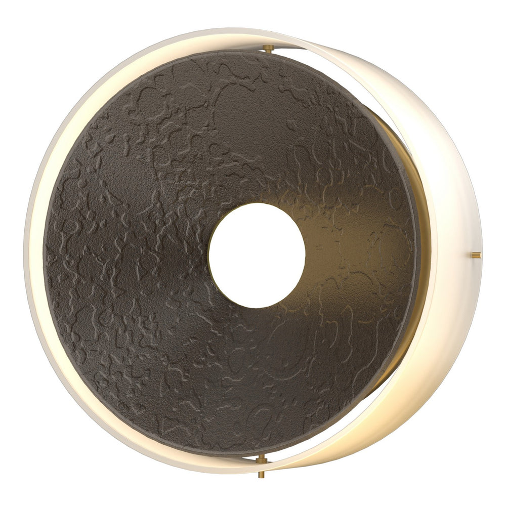 Hubbardton Forge - Four Light Wall Sconce - Oculus - Oil Rubbed Bronze- Union Lighting Luminaires Decor