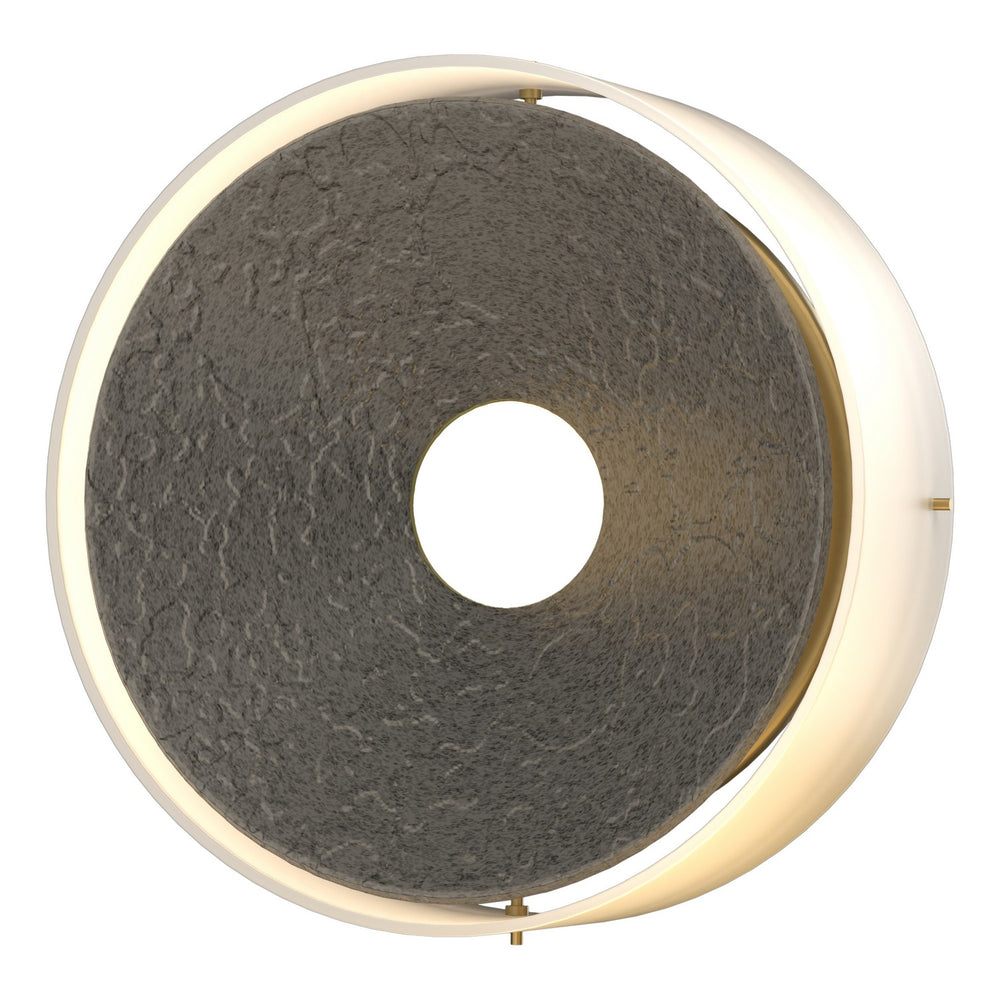 Hubbardton Forge - Four Light Wall Sconce - Oculus - Natural Iron- Union Lighting Luminaires Decor