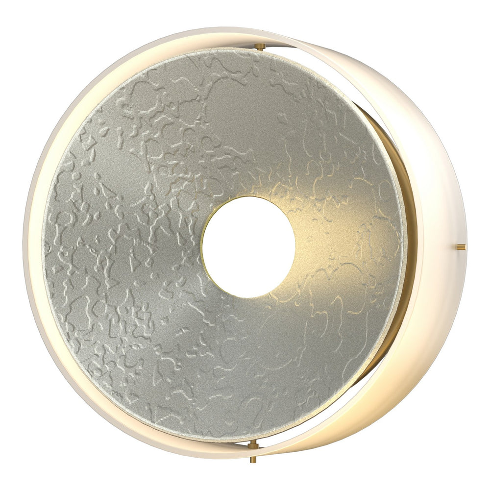 Hubbardton Forge - Four Light Wall Sconce - Oculus - Vintage Platinum- Union Lighting Luminaires Decor