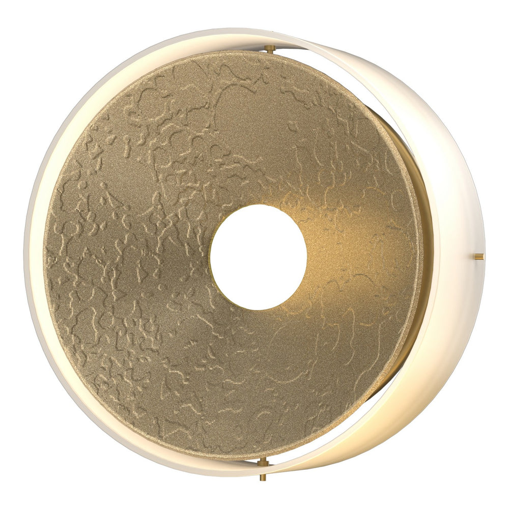 Hubbardton Forge - Four Light Wall Sconce - Oculus - Soft Gold- Union Lighting Luminaires Decor
