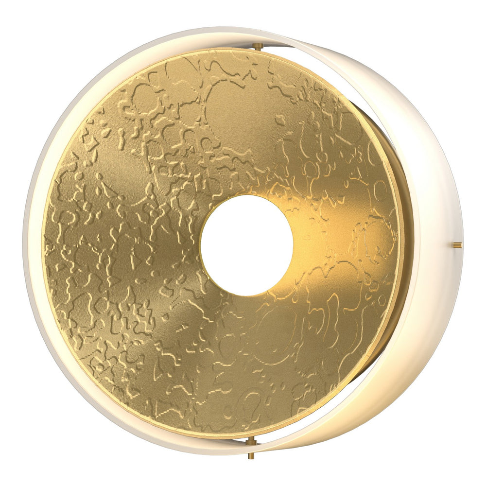Hubbardton Forge - Four Light Wall Sconce - Oculus - Modern Brass- Union Lighting Luminaires Decor
