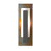 Hubbardton Forge - One Light Wall Sconce - Vertical Bar - Natural Iron- Union Lighting Luminaires Decor