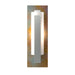 Hubbardton Forge - One Light Wall Sconce - Vertical Bar - Vintage Platinum- Union Lighting Luminaires Decor