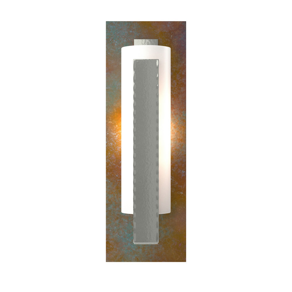 Hubbardton Forge - One Light Wall Sconce - Vertical Bar - Sterling- Union Lighting Luminaires Decor