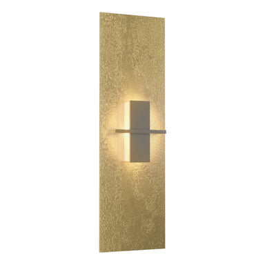 Hubbardton Forge - Aperture Vertical Sconce - Aperture - Modern Brass- Union Lighting Luminaires Decor