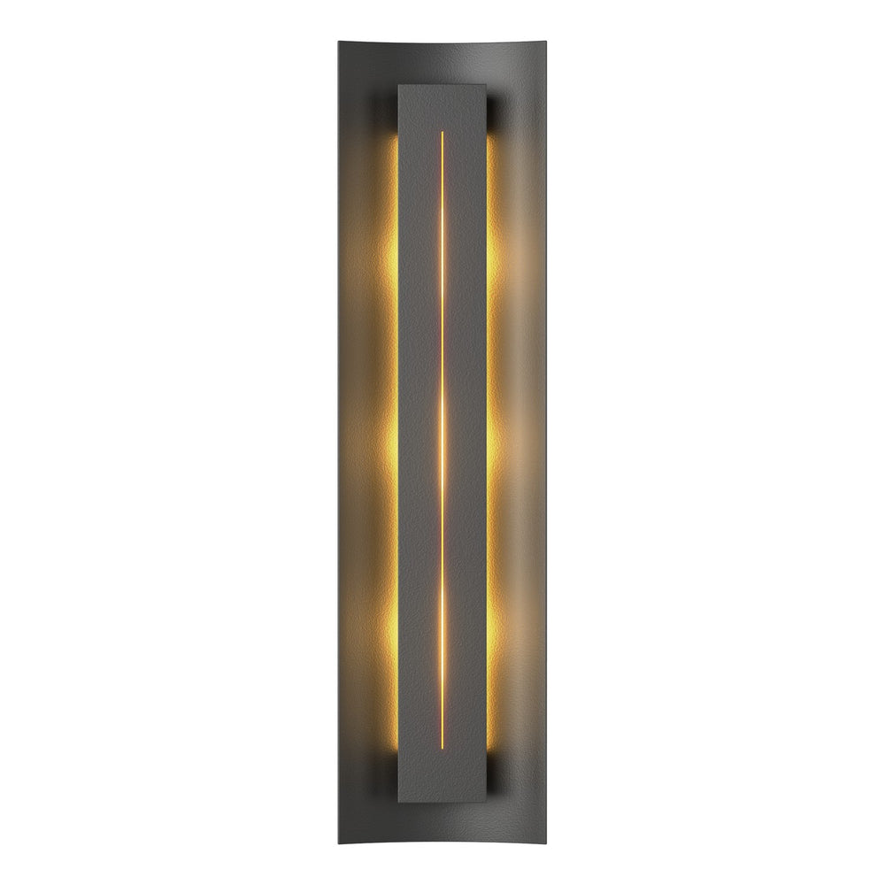 Hubbardton Forge - Three Light Wall Sconce - Gallery - Black- Union Lighting Luminaires Decor
