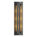 Hubbardton Forge - Three Light Wall Sconce - Gallery - Black- Union Lighting Luminaires Decor