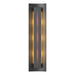 Hubbardton Forge - Three Light Wall Sconce - Gallery - Black- Union Lighting Luminaires Decor
