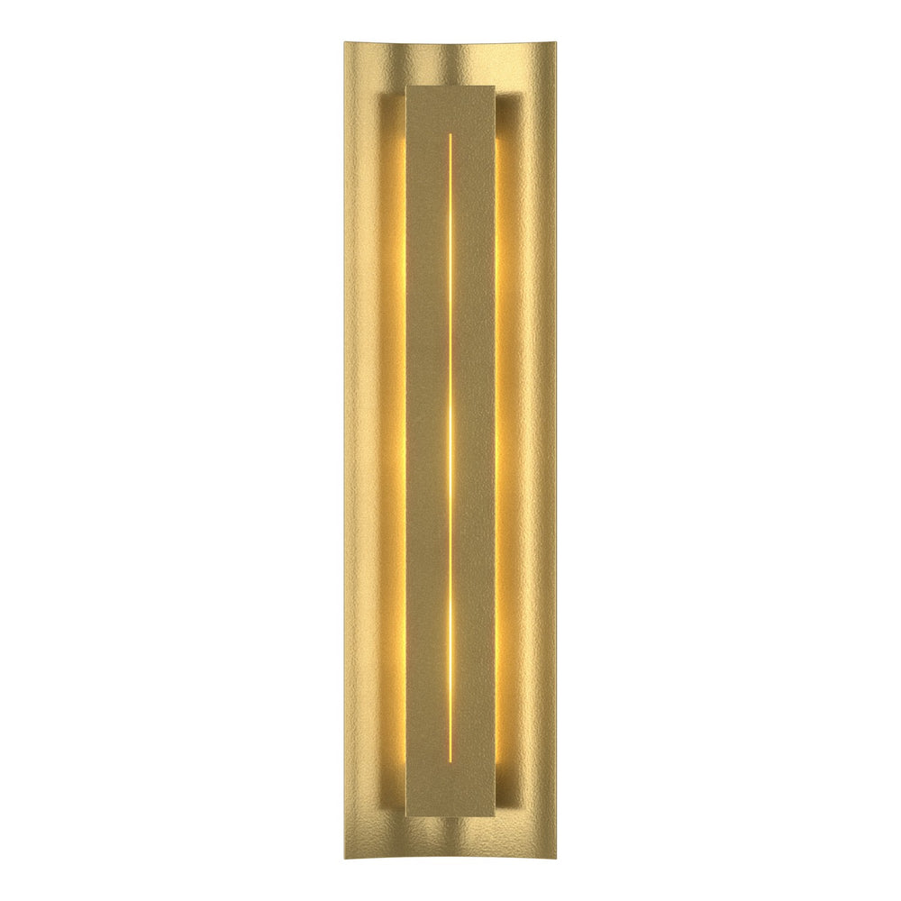 Hubbardton Forge - Three Light Wall Sconce - Gallery - Modern Brass- Union Lighting Luminaires Decor