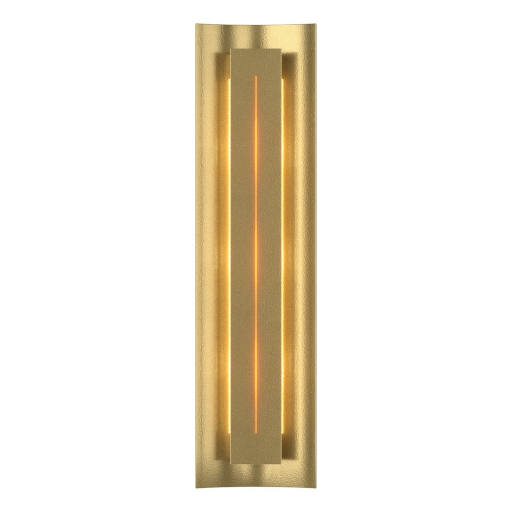 Hubbardton Forge - Three Light Wall Sconce - Gallery - Modern Brass- Union Lighting Luminaires Decor