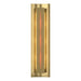 Hubbardton Forge - Three Light Wall Sconce - Gallery - Modern Brass- Union Lighting Luminaires Decor