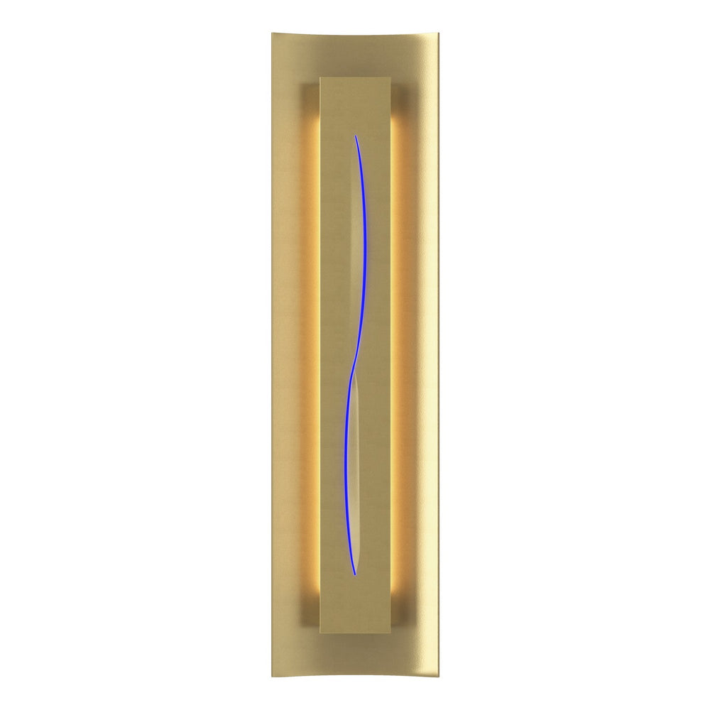Hubbardton Forge - Three Light Wall Sconce - Gallery - Modern Brass- Union Lighting Luminaires Decor