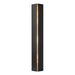 Hubbardton Forge - Three Light Wall Sconce - Gallery - Black- Union Lighting Luminaires Decor