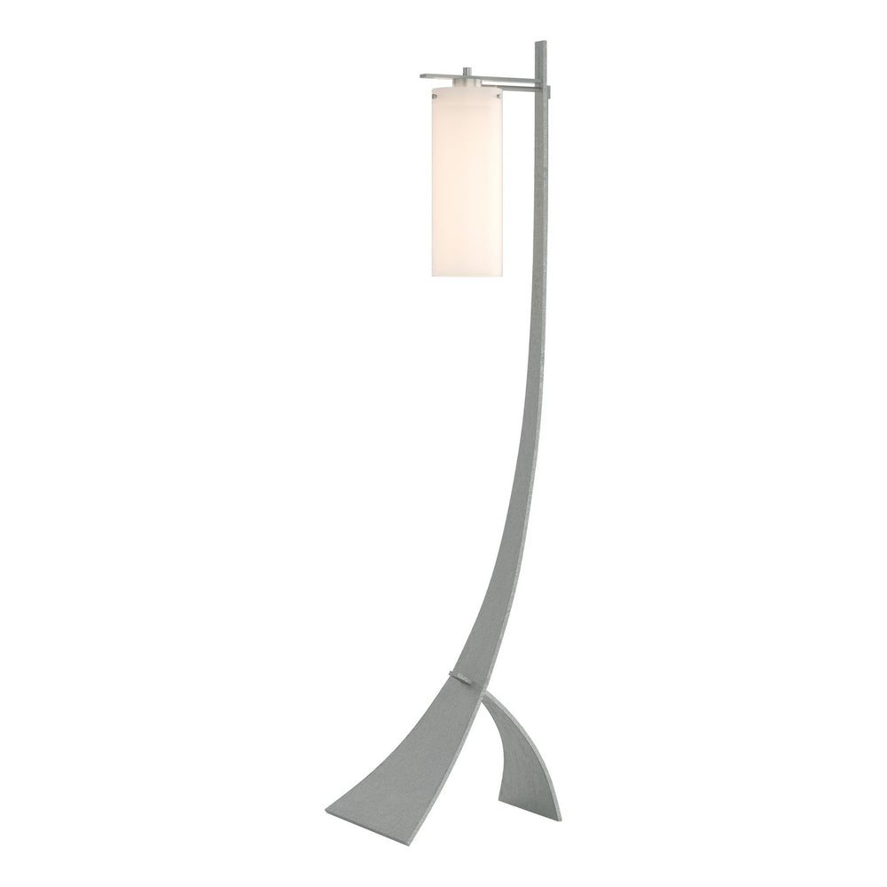 Hubbardton Forge - One Light Floor Lamp - Stasis - Vintage Platinum- Union Lighting Luminaires Decor