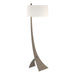 Hubbardton Forge - One Light Floor Lamp - Stasis - Dark Smoke- Union Lighting Luminaires Decor