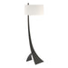 Hubbardton Forge - One Light Floor Lamp - Stasis - Black- Union Lighting Luminaires Decor
