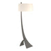 Hubbardton Forge - One Light Floor Lamp - Stasis - Natural Iron- Union Lighting Luminaires Decor